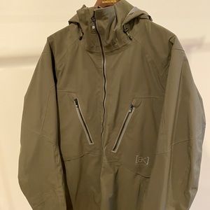 AK Burton Gore-Tex snowboard jacket dark green